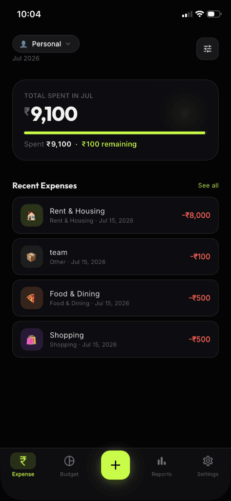 Dashboard & Wallet Overview