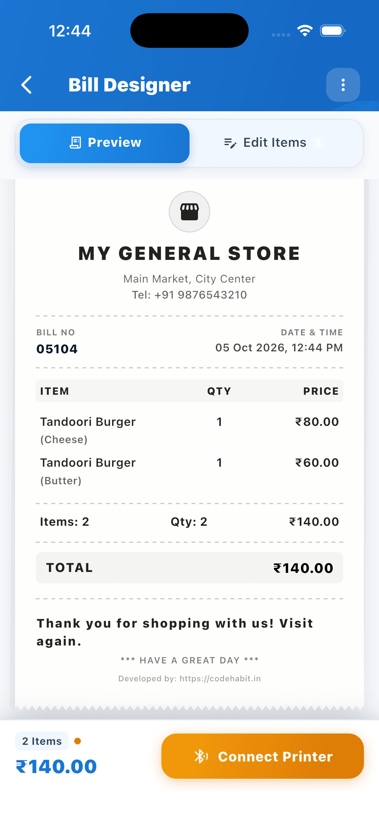 Digital Sales Passbook